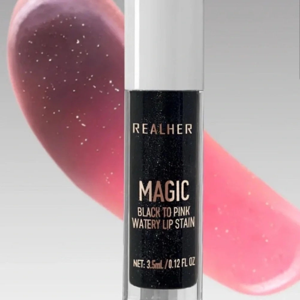 RealHer Black to Pink Glossy Lip Stain